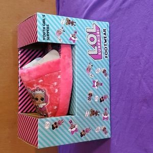Girls Pink LOL Surprise Slippers